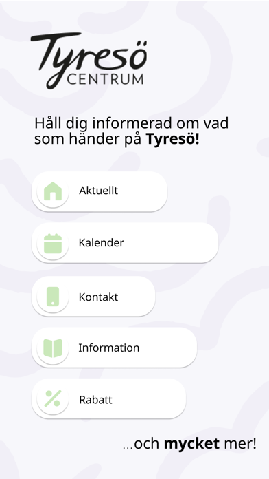 Tyresö intern-app स्क्रीनशॉट