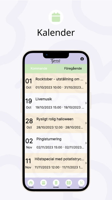Tyresö intern-app स्क्रीनशॉट