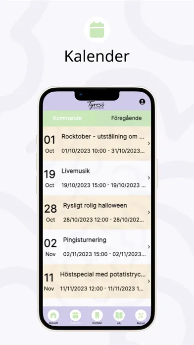 Tyresö intern-app स्क्रीनशॉट
