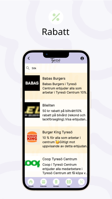 Tyresö intern-app स्क्रीनशॉट