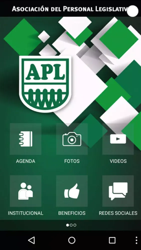 Capturas de pantalla de APL móvil