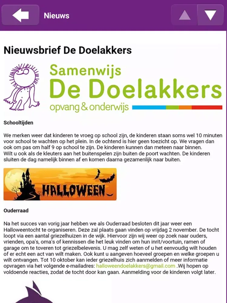 Zrzuty ekranu De Doelakkers iPad 