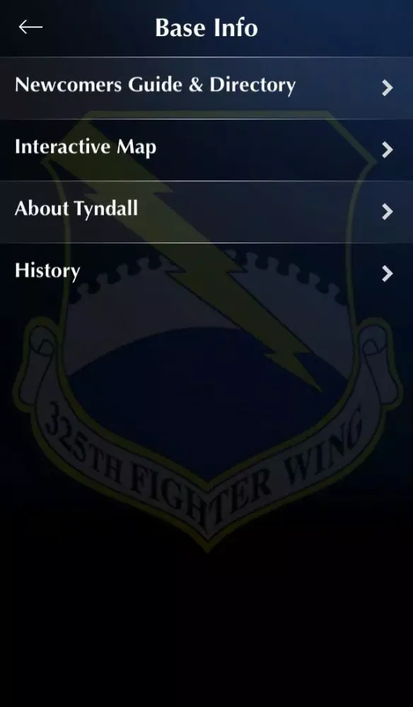 Tyndall Air Force Base应用截图