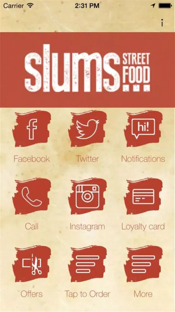 Capturas de tela do Slums Street Food