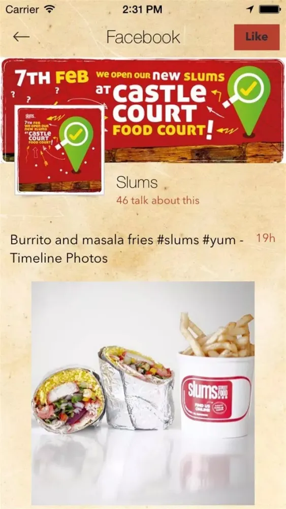Capturas de tela do Slums Street Food
