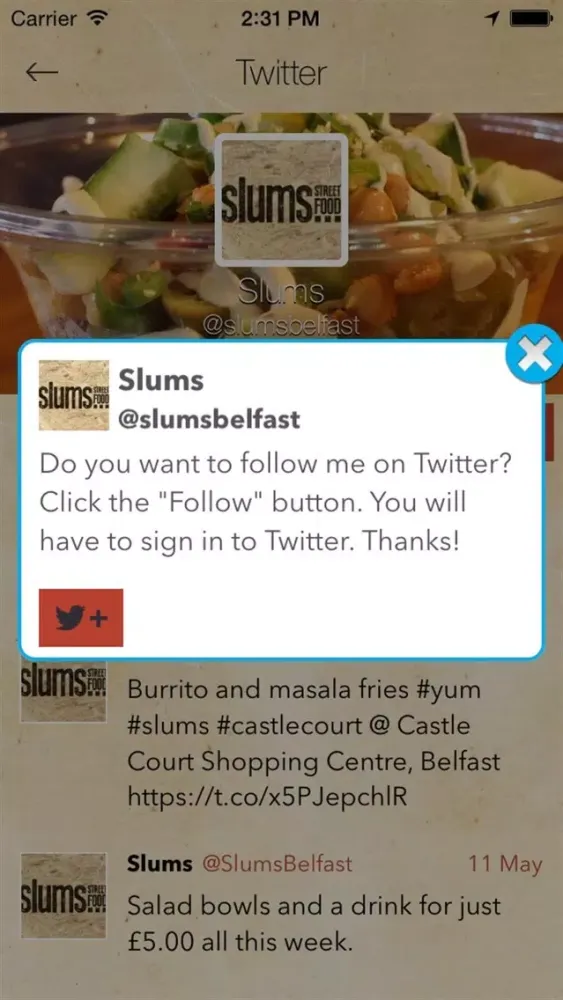 Capturas de tela do Slums Street Food
