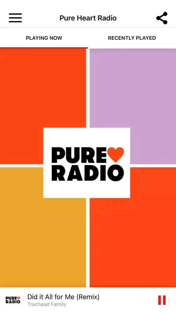 Pure Heart Radio 스크린샷