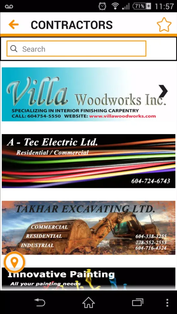 CONTRACTORS-HUB Screenshots