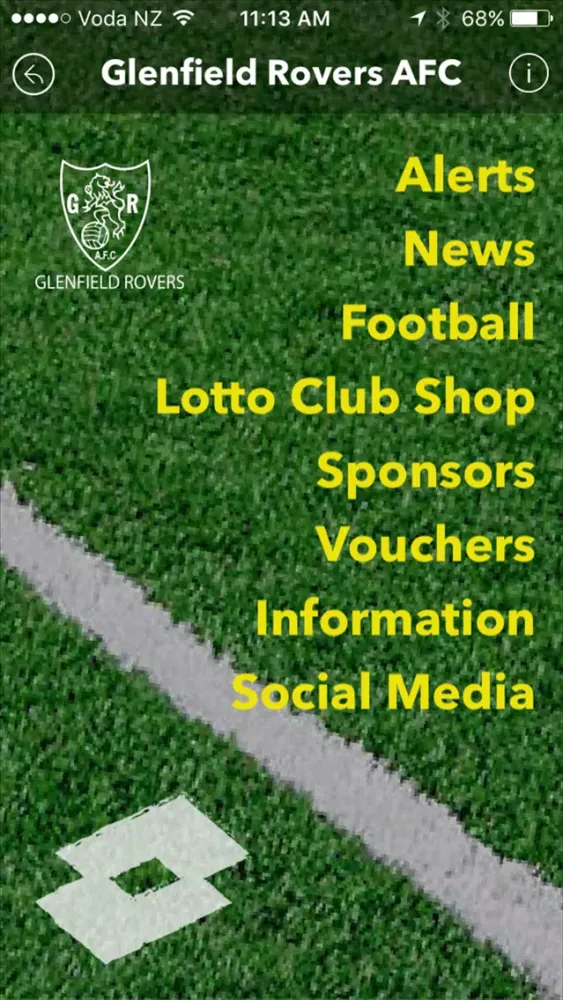 Ảnh chụp màn hình của Glenfield Rovers AFC