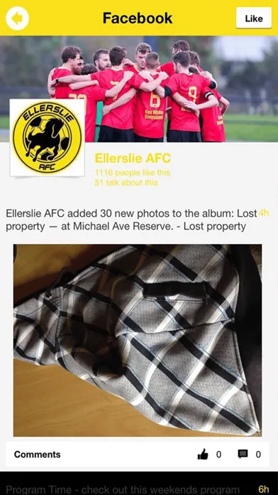 Ảnh chụp màn hình của Ellerslie AFC