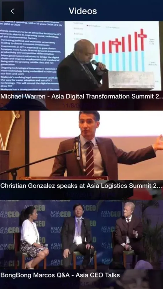 Скриншоты Asia CEO Forum