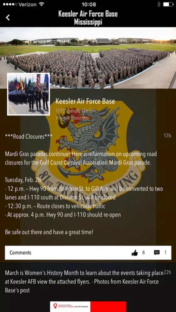 Keesler Air Force Base Ekran Görüntüleri