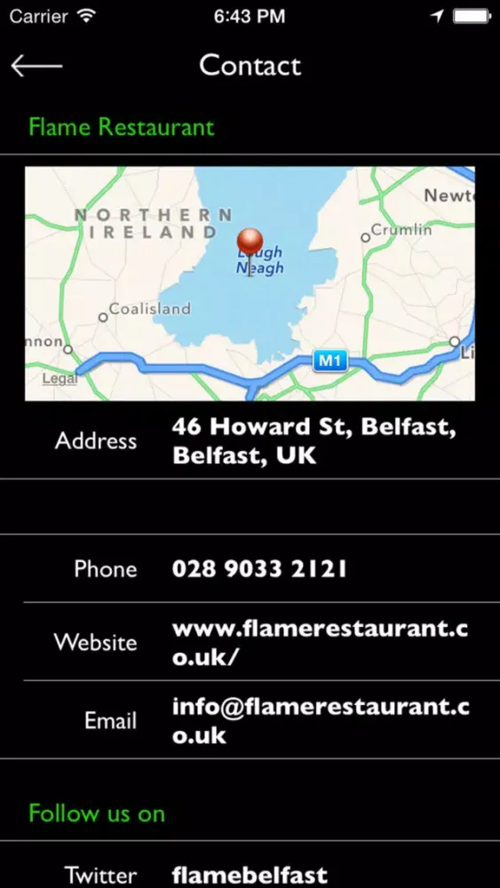 Flame Belfast स्क्रीनशॉट