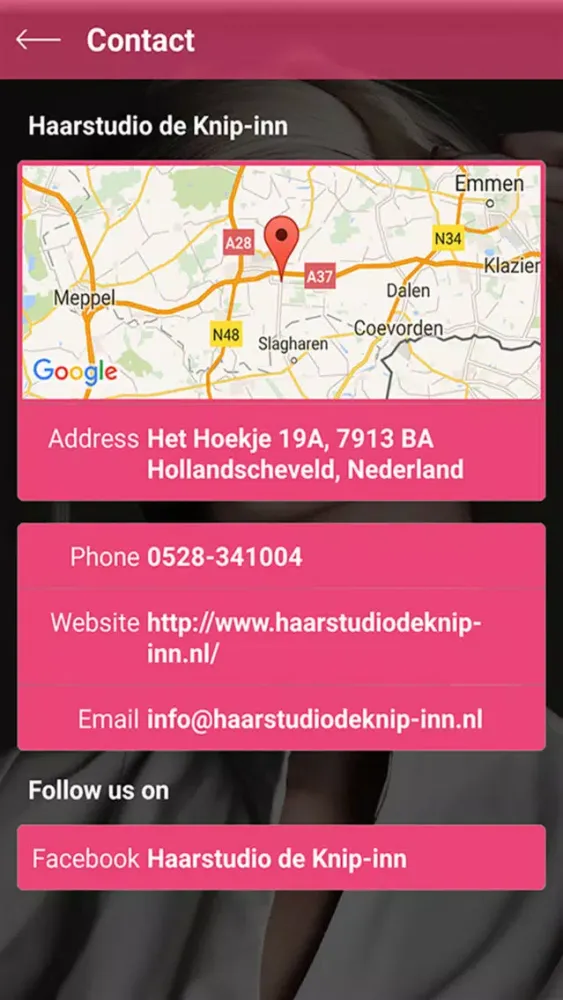 Haarstudio de Knip-inn Screenshots