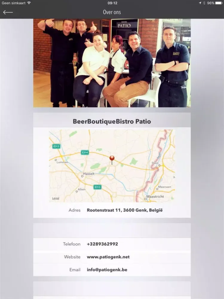 Patio Genk iPad  Screenshots