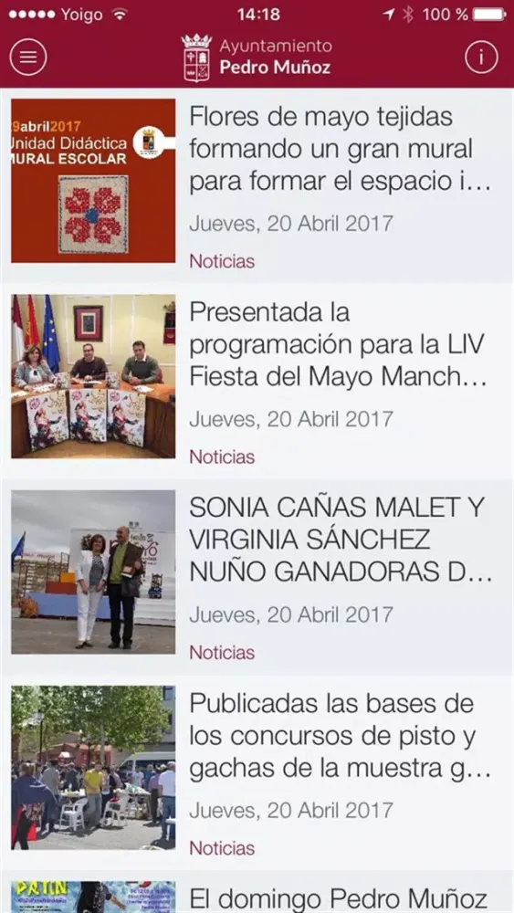 Ayuntamiento de Pedro Muñoz Ekran Görüntüleri