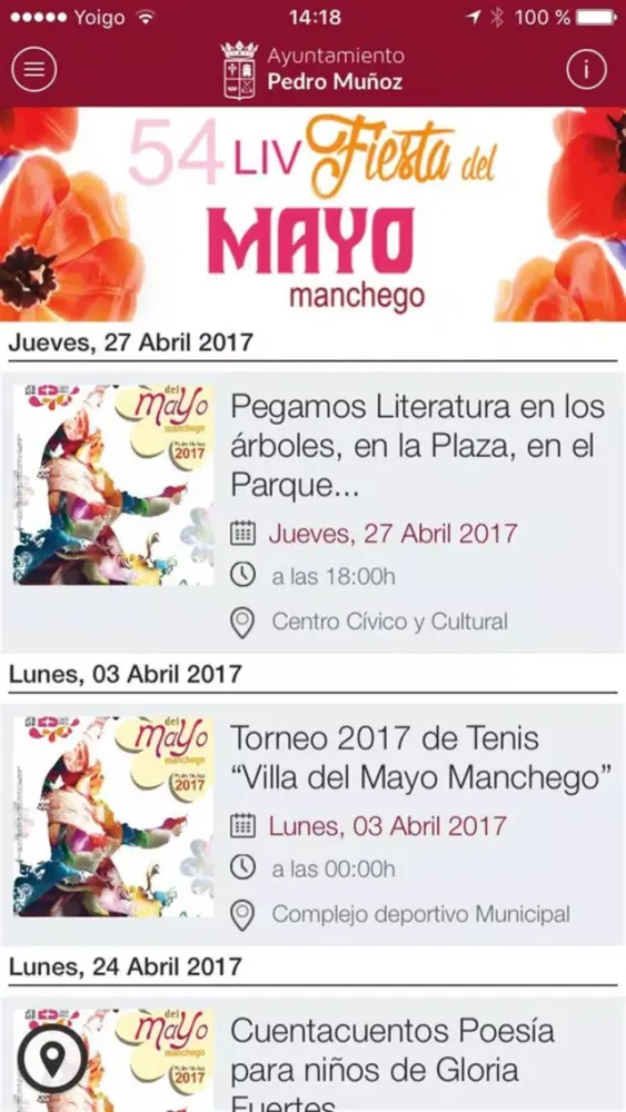 Ayuntamiento de Pedro Muñoz Ekran Görüntüleri