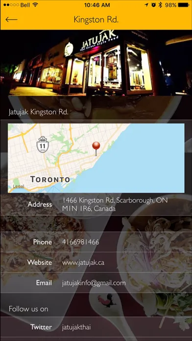 Zrzuty ekranu Jatujak Toronto