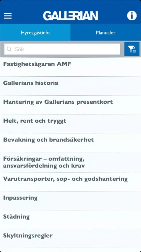 Hyresgäst Gallerian Screenshots