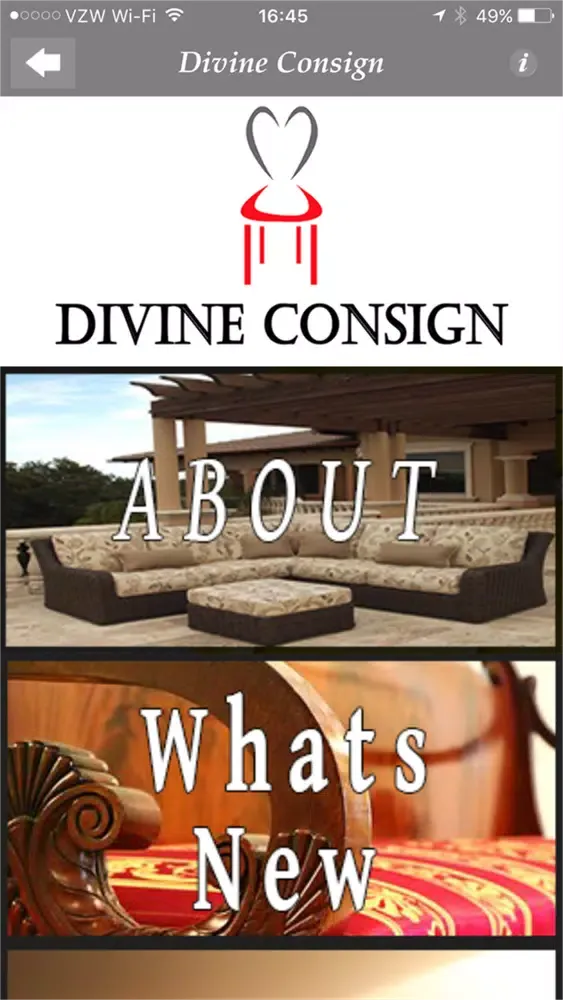 Divine Consign سکرین شاٹس