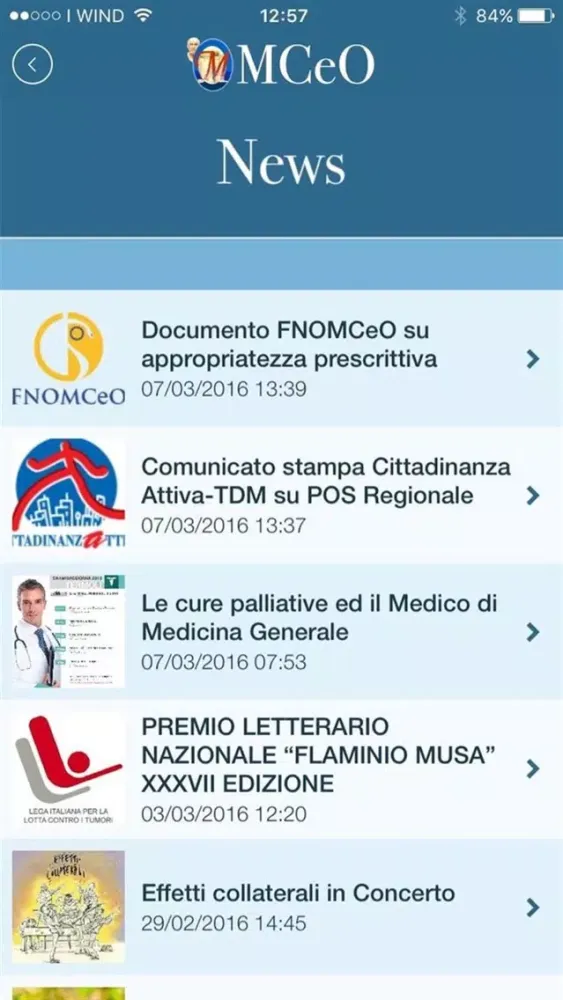 ภาพหน้าจอของ Ordine Medici Campobasso