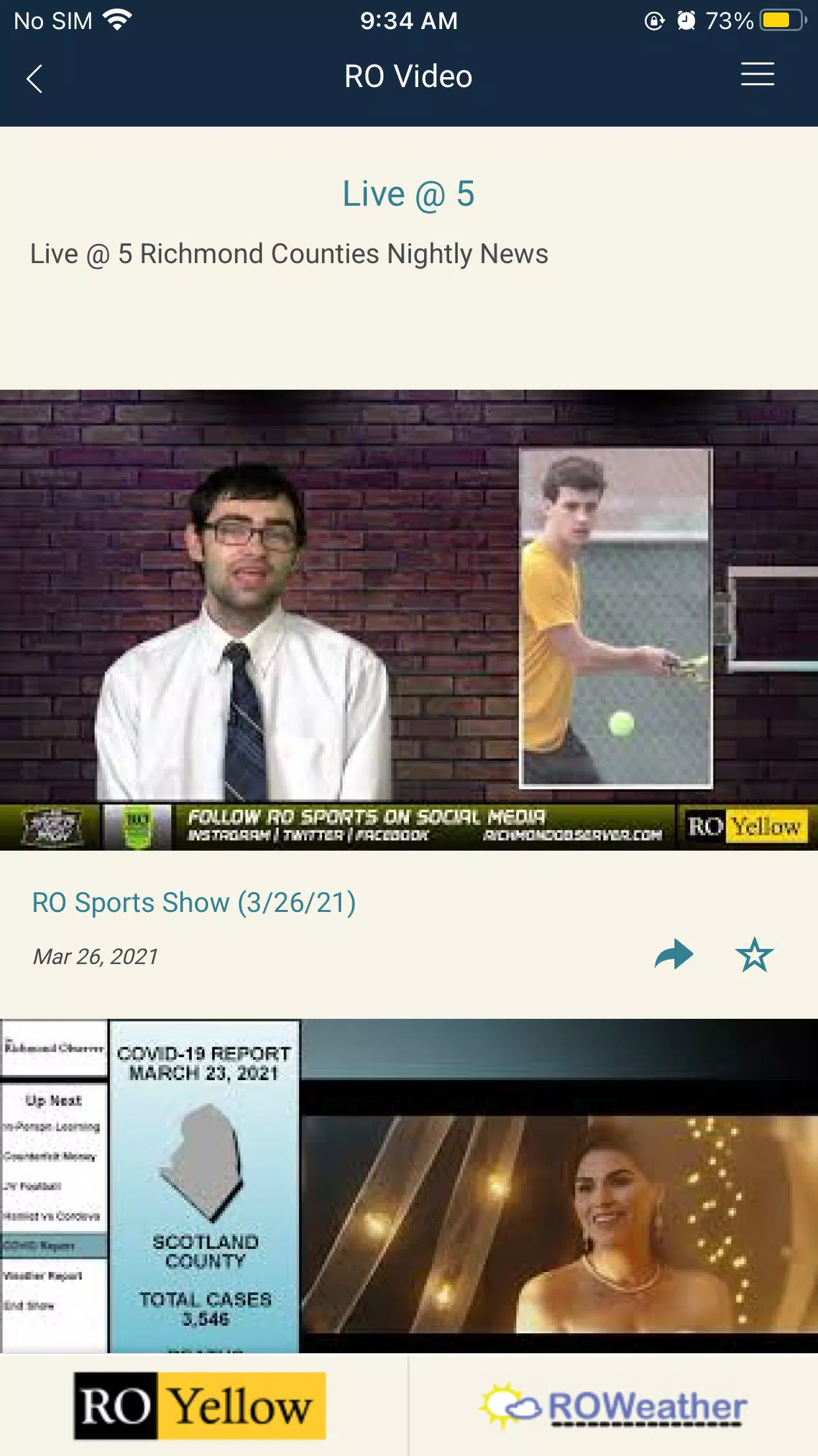 Richmond Observer Screenshots