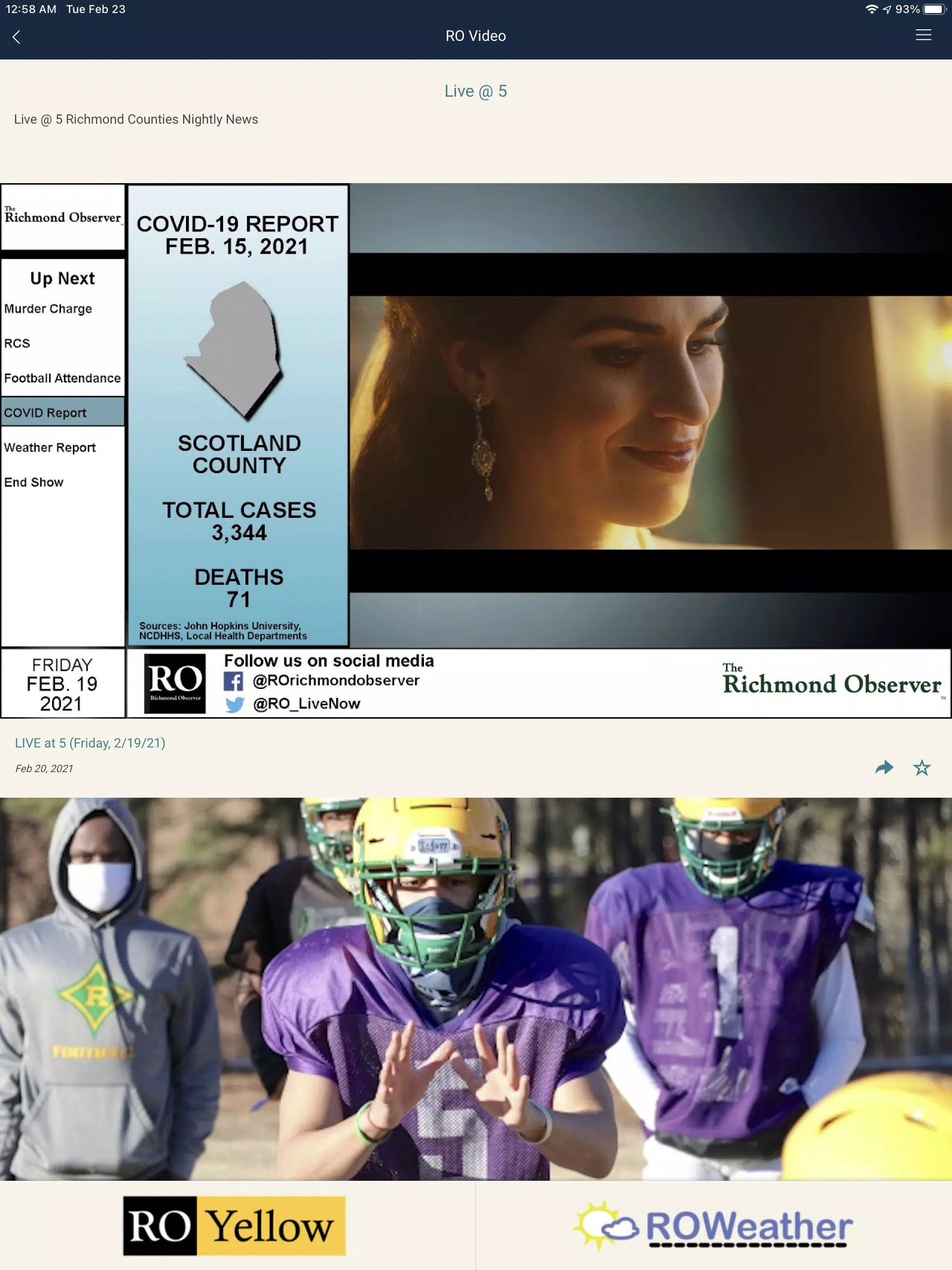 Richmond Observer Screenshots