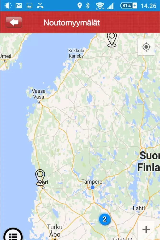 Captures d'écran de SADEX sadevesijärjestelmät