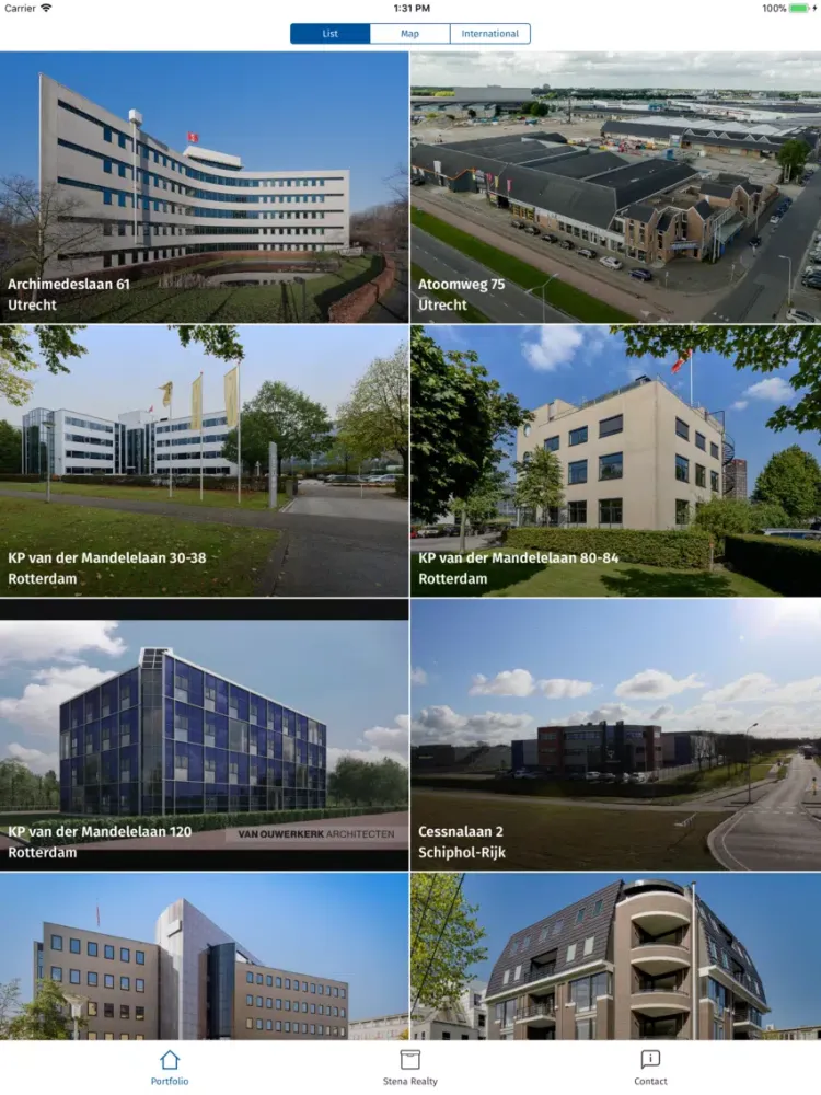 Ảnh chụp màn hình của Stena Realty iPad 