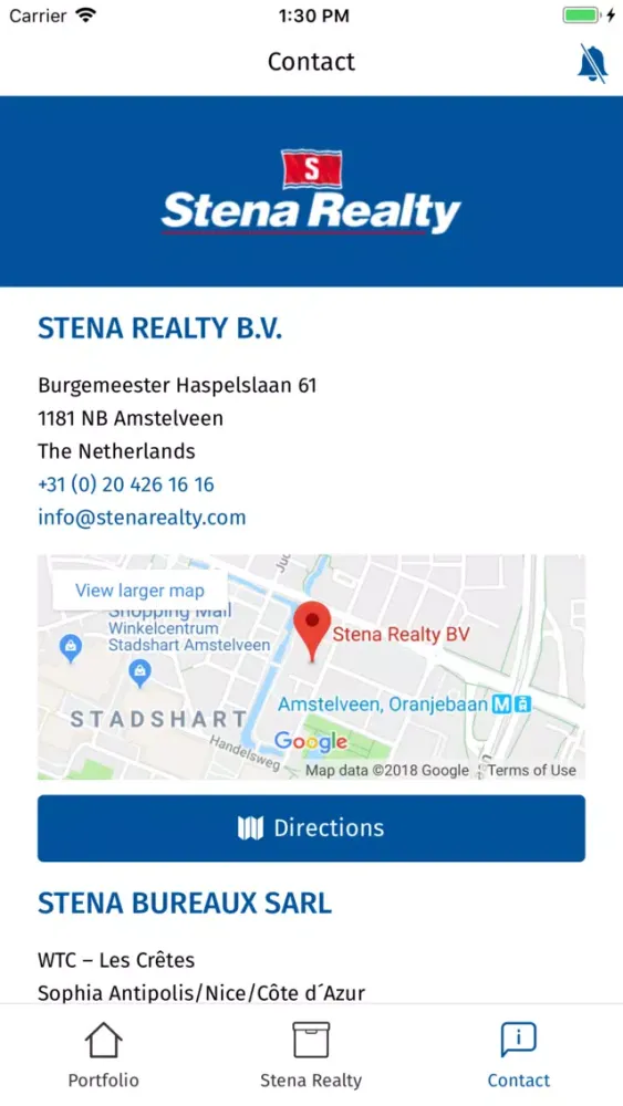 Ảnh chụp màn hình của Stena Realty