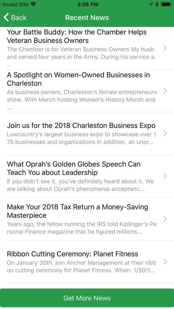 North Charleston Chamber سکرین شاٹس