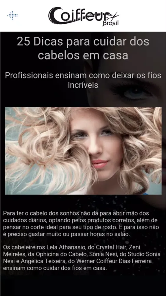 Coiffeur Brasil应用截图