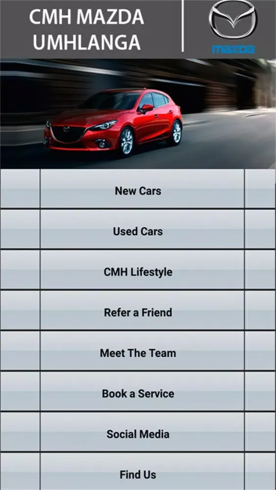 CMH Mazda Umhlanga स्क्रीनशॉट