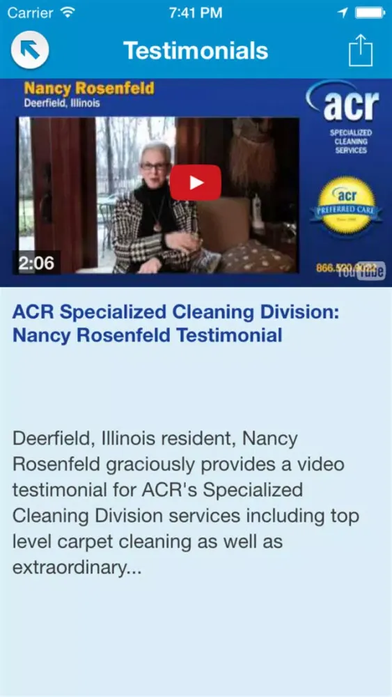 ACR Cleans سکرین شاٹس
