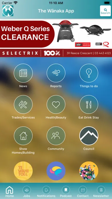 The Wanaka App Screenshots