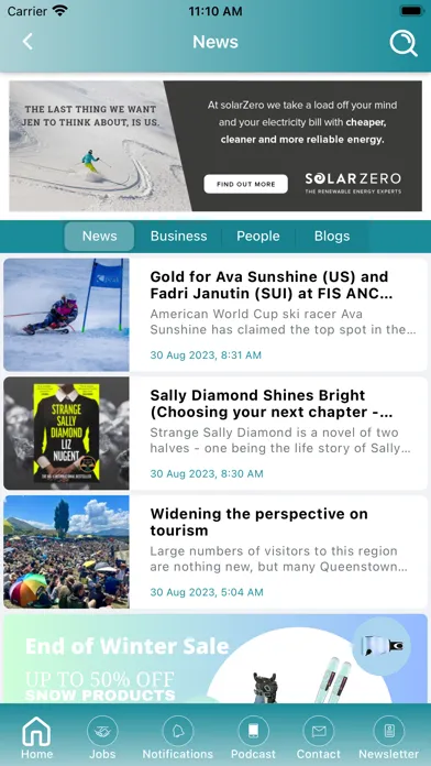 The Wanaka App Screenshots