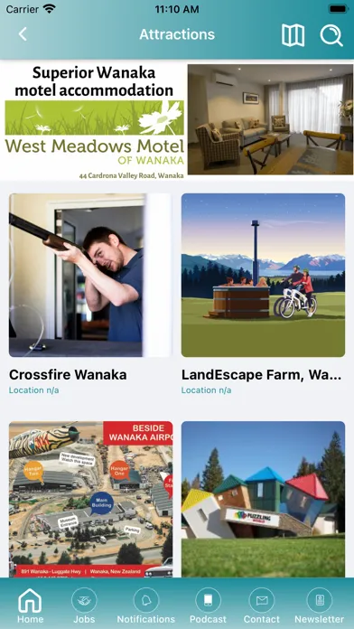 The Wanaka App Screenshots