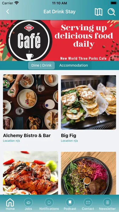 The Wanaka App Screenshots