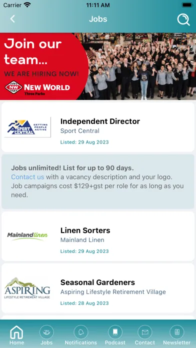 The Wanaka App Screenshots