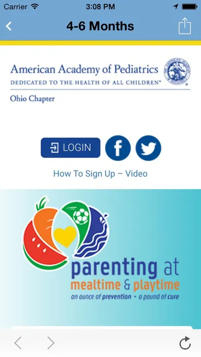 Capturas de tela do Parenting at Meal & Playtime