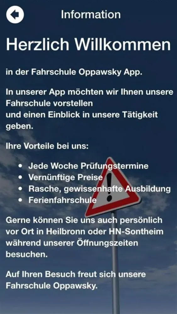 Captures d'écran de Fahrschule Oppawsky