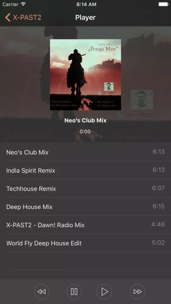 Ảnh chụp màn hình của for X-PAST2 - Music Player