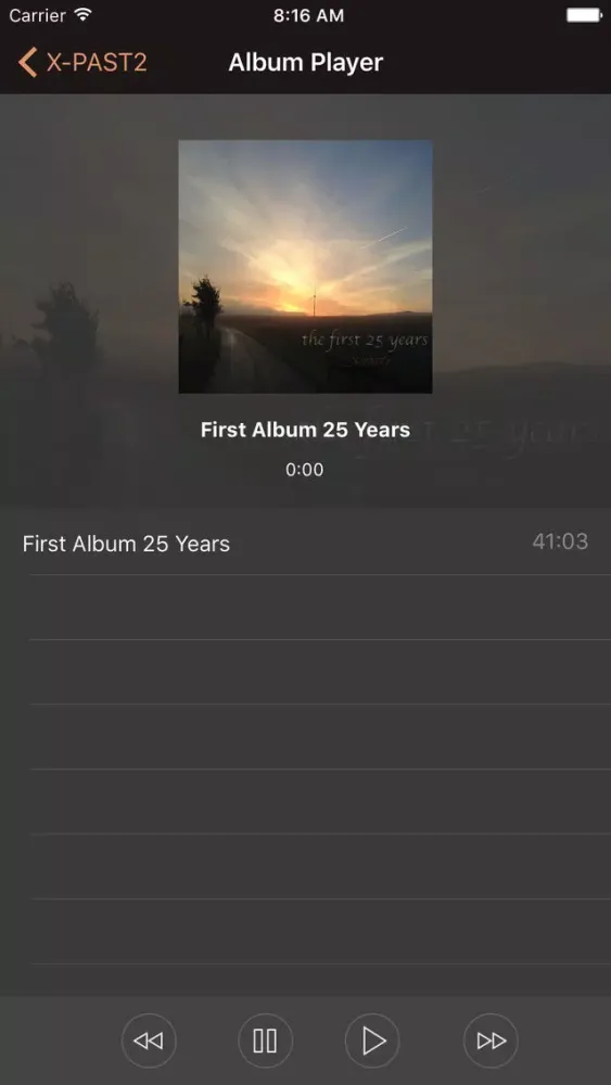 Ảnh chụp màn hình của for X-PAST2 - Music Player