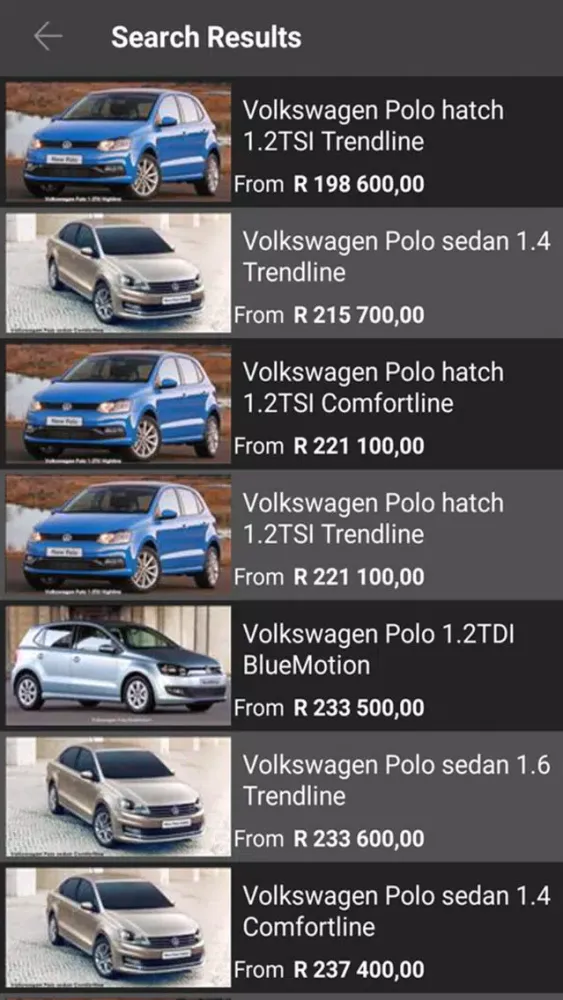 Screenshot di CMH Cape City Volkswagen