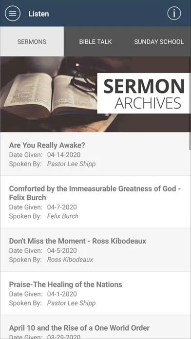 Screenshot di First New Testament Church