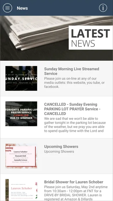 Screenshot di First New Testament Church