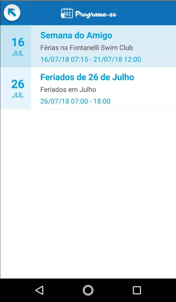 Screenshot di Fontaswimclub