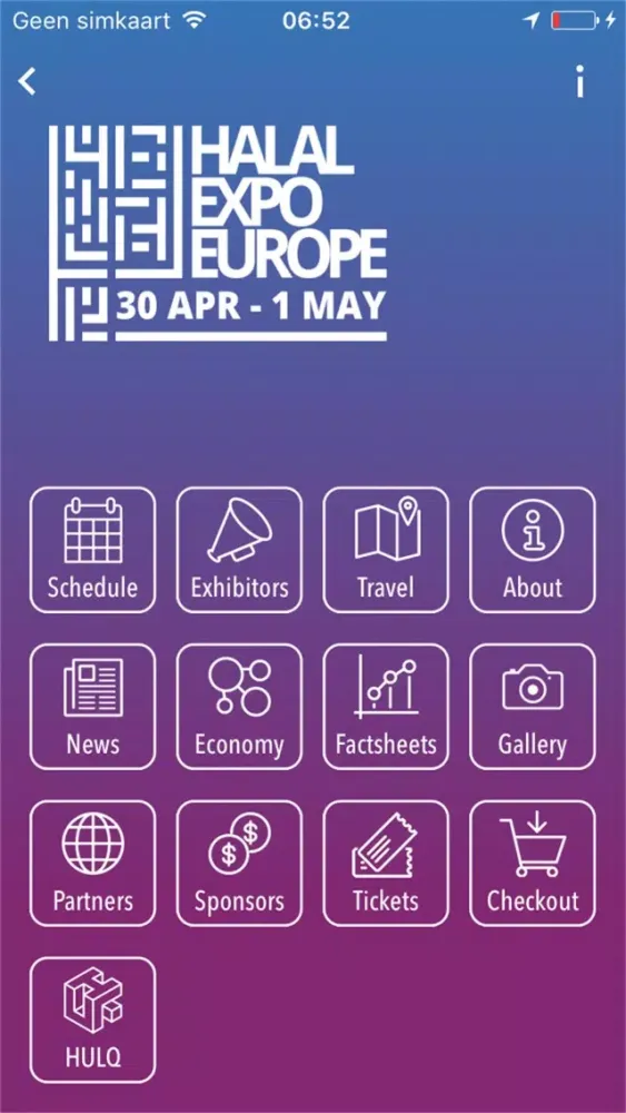 Tangkapan skrin Halal Expo Europe
