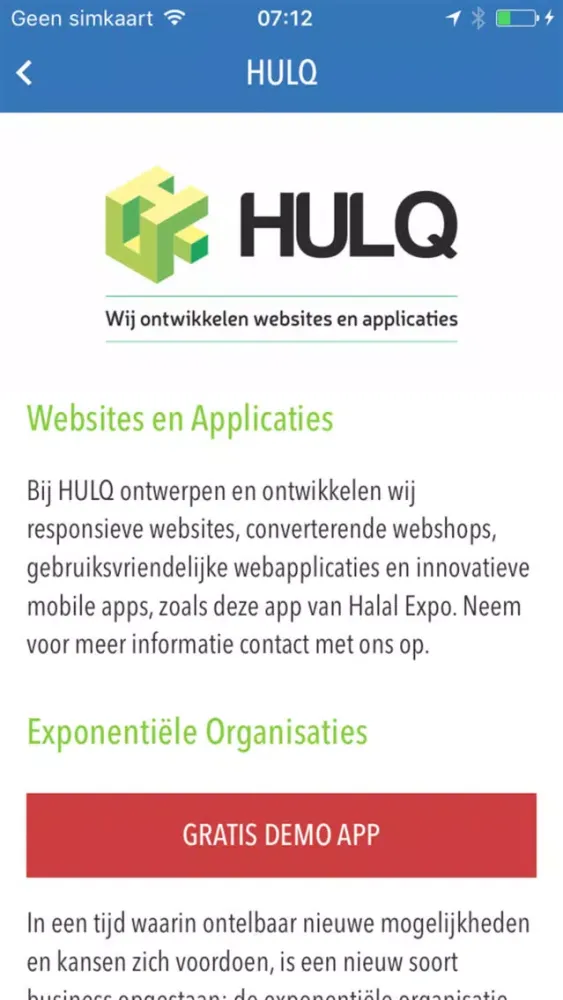 Tangkapan skrin Halal Expo Europe