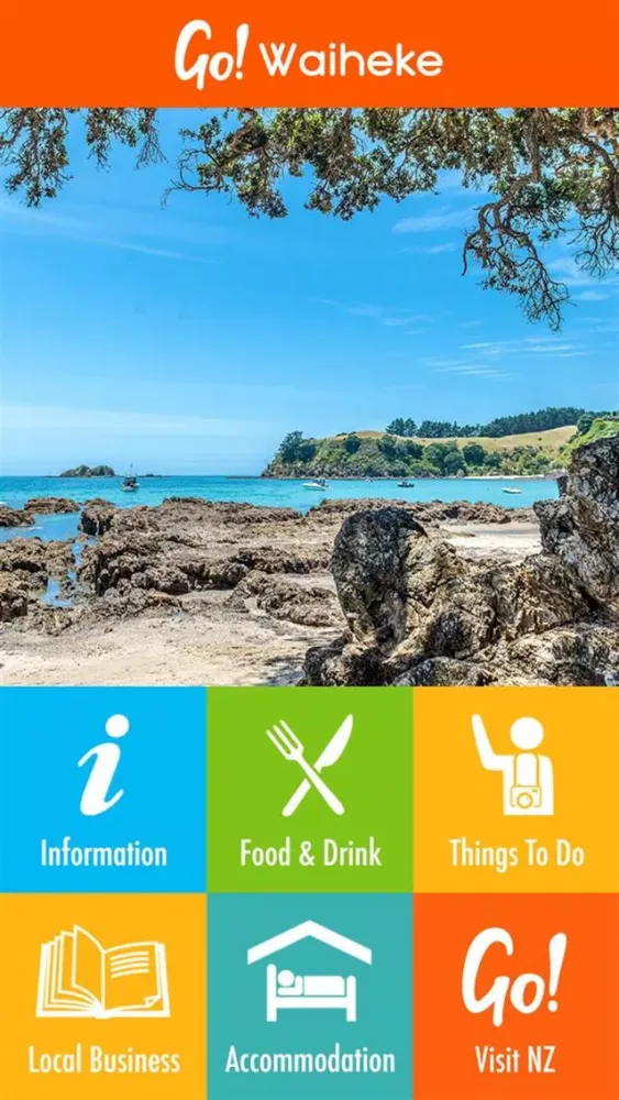 Tangkapan skrin Go! Waiheke